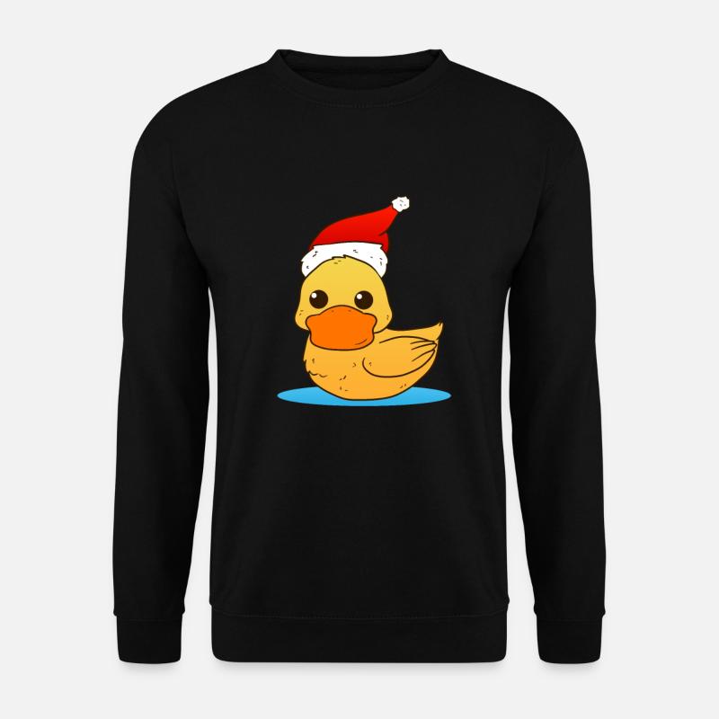 Christmas Duck - Unisex Pullover - Schwarz