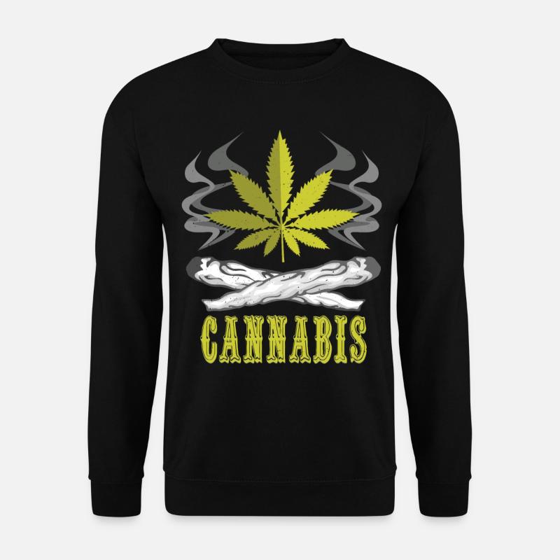 Cannabis Weed Weed Weed Gift - Unisex Sweatshirt - black