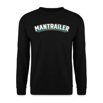 Chien de Mantrailing Mantrailer Rescue Dog - Sweat-shirt Unisexe - noir - Devant - Alina (178cm) & Michal (187cm)