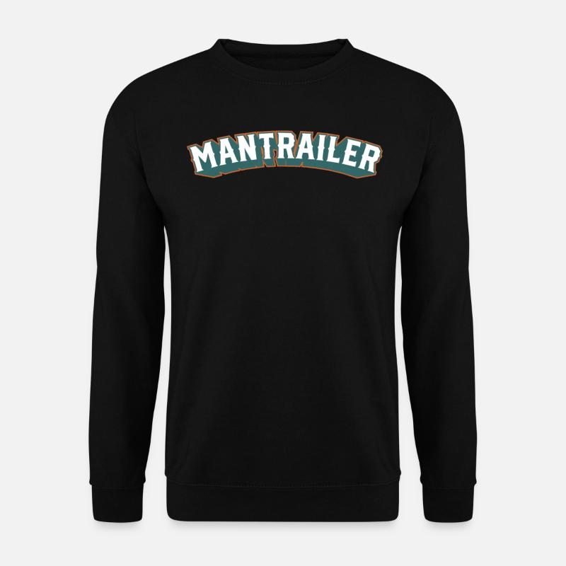 Mantrailing Hund Mantrailer Rettungshund - Unisex Pullover - Schwarz
