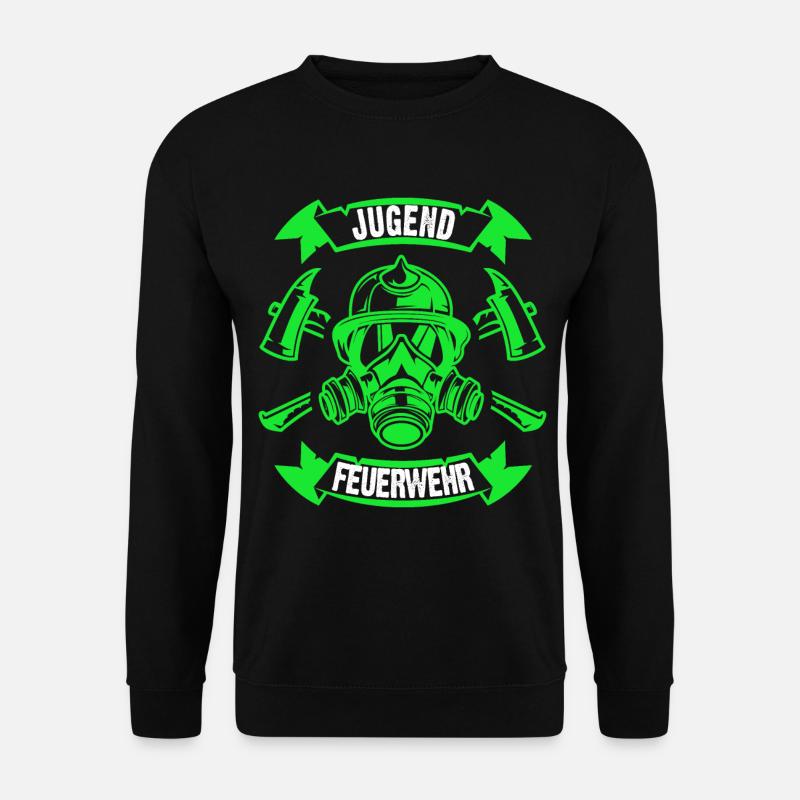 Jugendfeuerwehr Geschenk - Unisex Pullover - Schwarz
