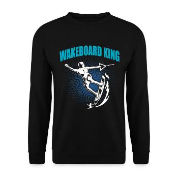 Wakeboard King Wakeboarding - Sweat-shirt Unisexe - noir - Devant - Alina (178cm) & Michal (187cm)