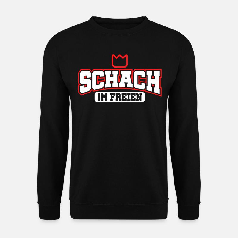 Kubb Wikinger Wurfhölzer Wikingerschach - Unisex Pullover - Schwarz