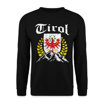 Hiking South Tyrol Tyrol gift - Unisex Sweatshirt - black - Front - Alina (178cm) & Michal (187cm)