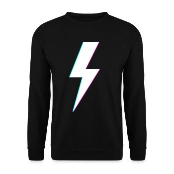 Aesthetic Emo Grunge egirl eboy goth gothic rave - Unisex Sweatshirt - black - Front - Alina (178cm) & Michal (187cm)