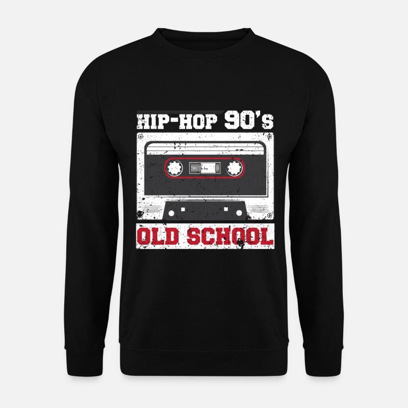 90er Hip Hop - Unisex Pullover - Schwarz