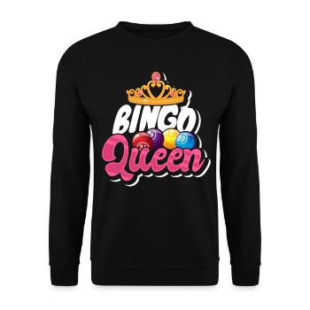 Bingo - Unisex Pullover - Schwarz - Vorne - Alina (178cm) & Michal (187cm)