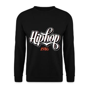 Hip hop clothes - Unisex Sweatshirt - black - Front - Alina (178cm) & Michal (187cm)