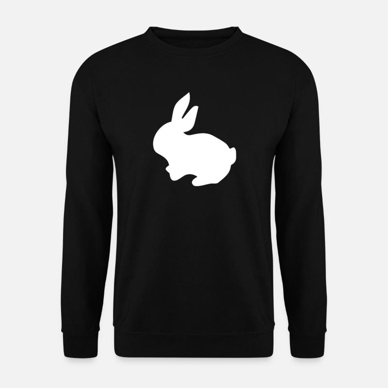 rabbits cute - Unisex Sweatshirt - black