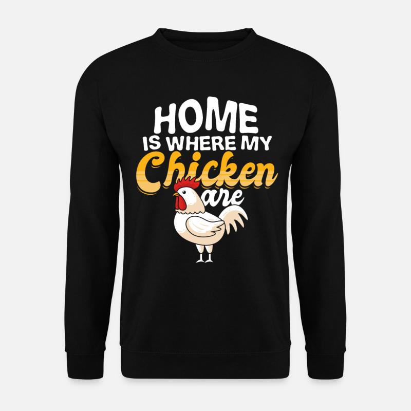 Huhn - Unisex Pullover - Schwarz