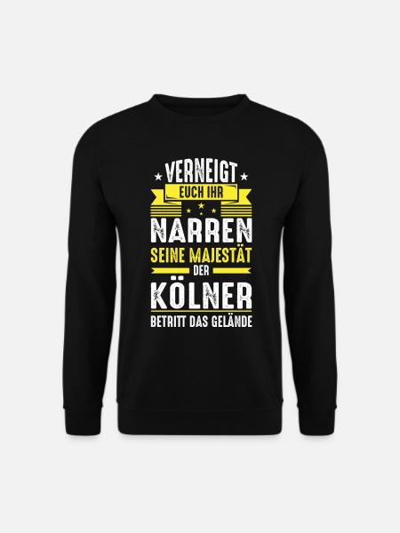 Kölner Sprüche Geschenkidee - Unisex Pullover - Schwarz