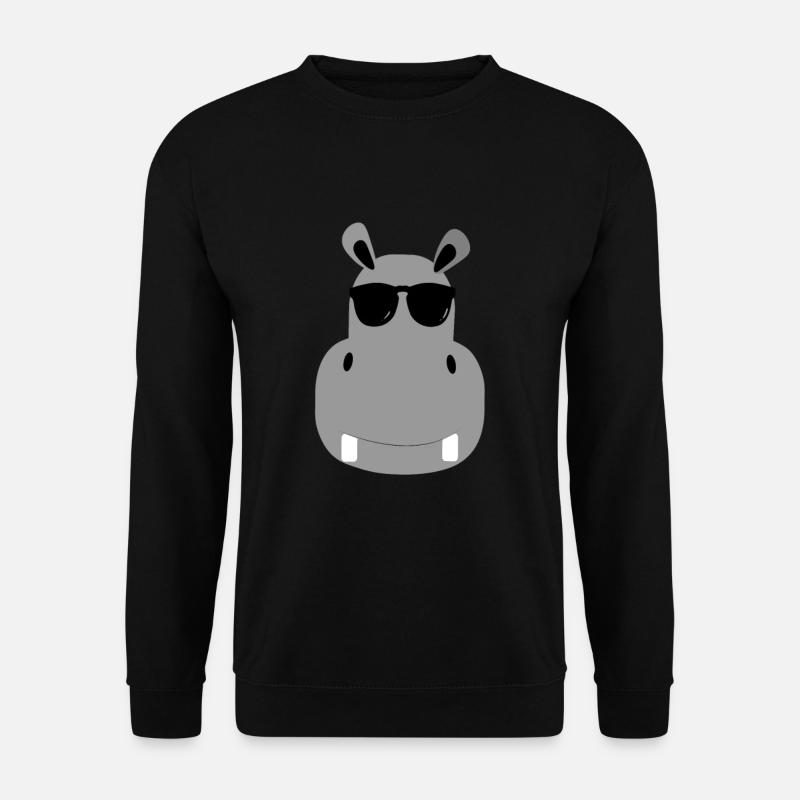 hippo - Unisex Sweatshirt - black
