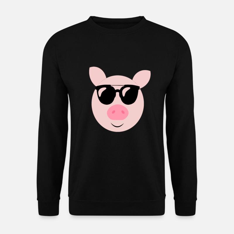 Schwein - Unisex Pullover - Schwarz