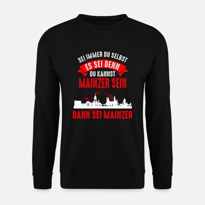 Mainz Skyline Mainzer Geschenk - Unisex Pullover - Schwarz