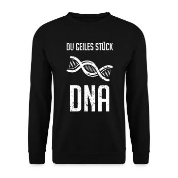 Biologie Shirt | Biologie Sprüche Biologen - Unisex Pullover - Schwarz - Vorne - Alina (178cm) & Michal (187cm)