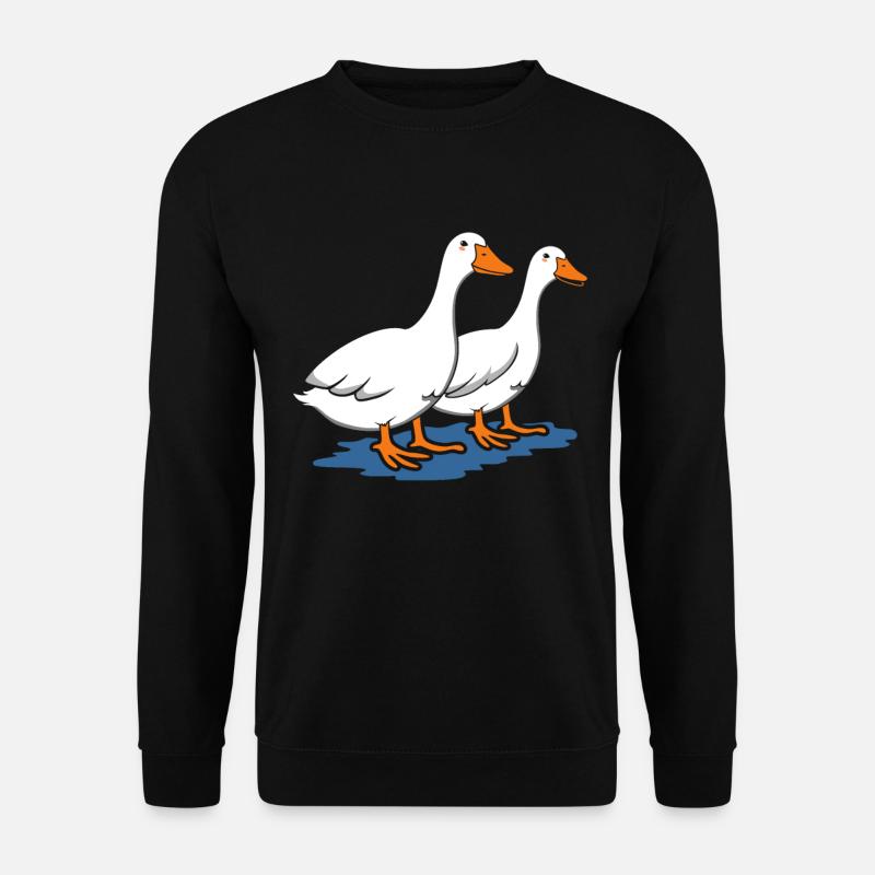 Enten - Unisex Pullover - Schwarz