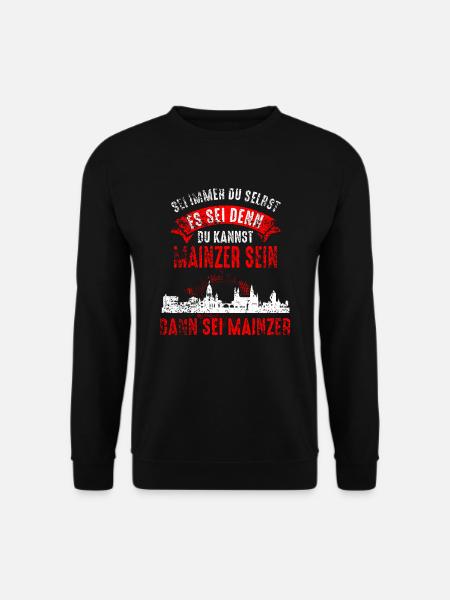Mainz Skyline Mainzer Geschenk - Unisex Pullover - Schwarz