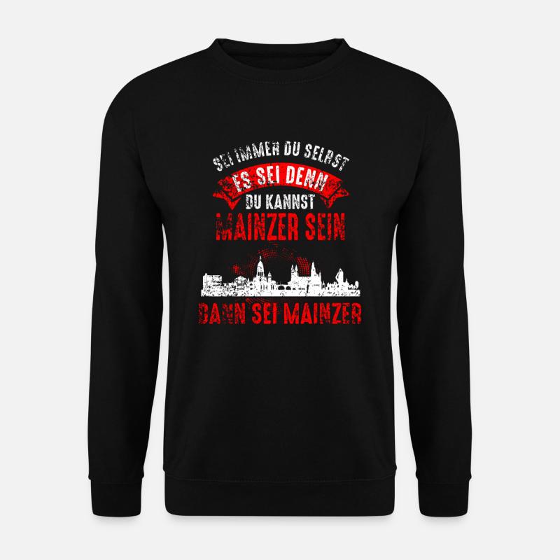 Mainz Skyline Mainzer Geschenk - Unisex Pullover - Schwarz
