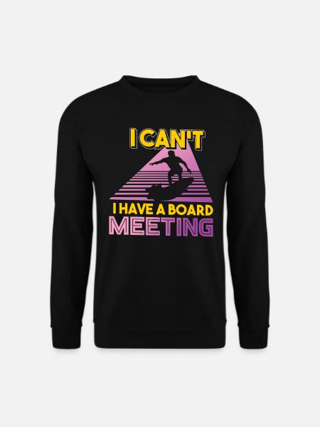 Surfing surfing surfboard surf vacation - Unisex Sweatshirt - black