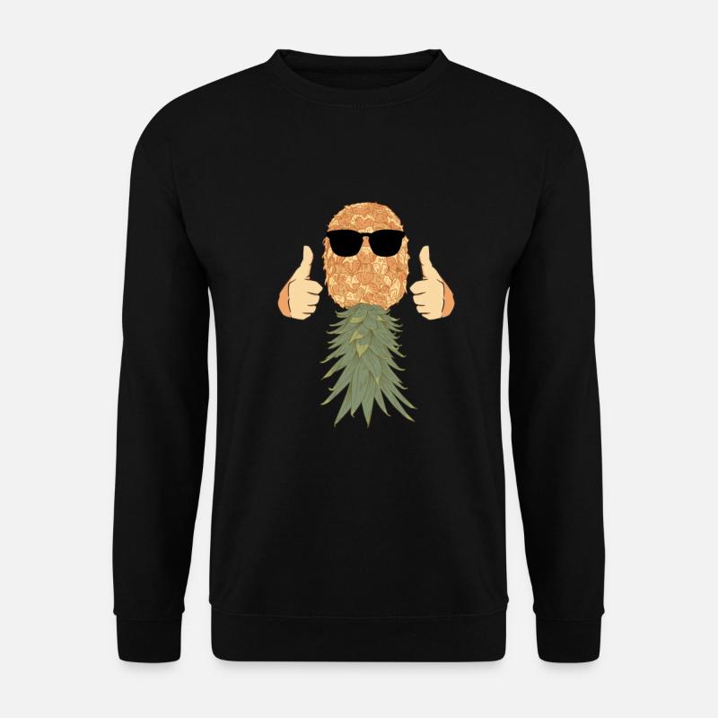 Ananas Cool Lustig - Unisex Pullover - Schwarz