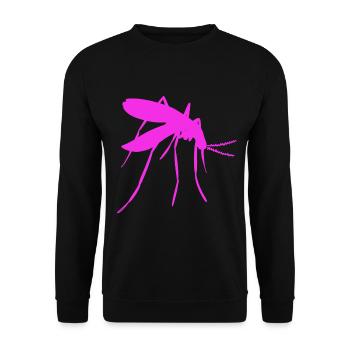 Mosquito bloodsucker insect insect bite - Unisex Sweatshirt - black - Front - Alina (178cm) & Michal (187cm)
