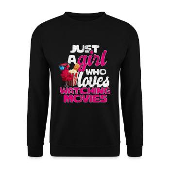 Film - Sweat-shirt Unisexe - noir - Devant - Alina (178cm) & Michal (187cm)