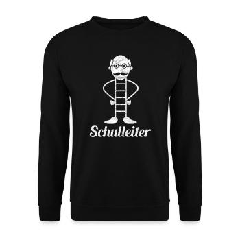 Lustiges Schulleiter & Direktoren Geschenk - Unisex Pullover - Schwarz - Vorne - Alina (178cm) & Michal (187cm)