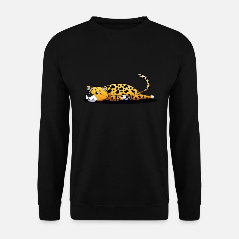 léopard - Sweat-shirt Unisexe - noir