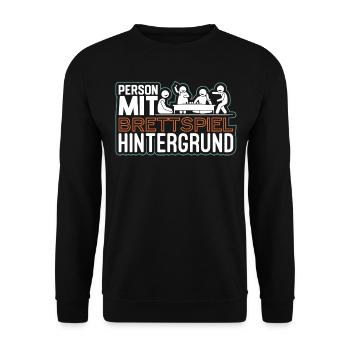 Boardgame Würfel Nerd Geek Brettspiel Geschenk - Unisex Pullover - Schwarz - Vorne - Alina (178cm) & Michal (187cm)