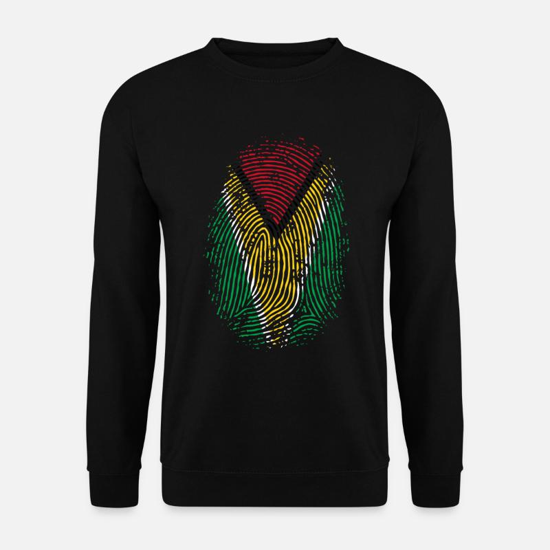TEAM GUYANA - Unisex Pullover - Schwarz