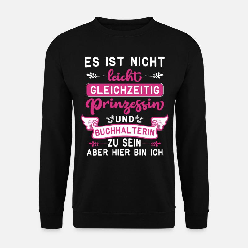 Buchhalter Buchhalter Buchhaltung - Unisex Pullover - Schwarz