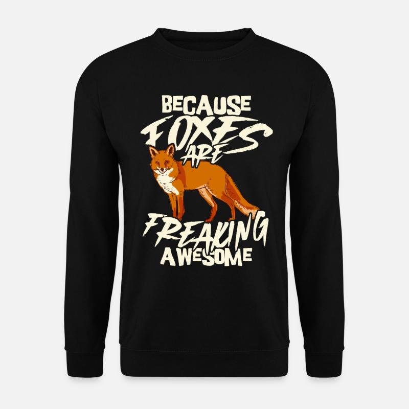 Fox - Unisex Sweatshirt - black