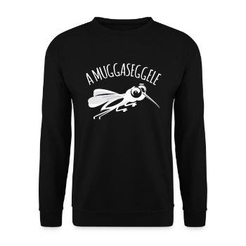 Muggaseggele - Sweat-shirt Unisexe - noir - Devant - Alina (178cm) & Michal (187cm)