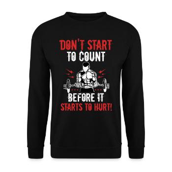 Bodybuilder Body Building Body Training Cadeau - Sweat-shirt Unisexe - noir - Devant - Alina (178cm) & Michal (187cm)