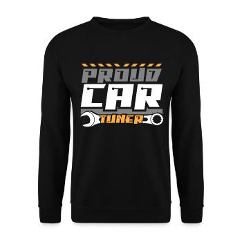 Syntonisation automatique - Sweat-shirt Unisexe - noir - Devant - Alina (178cm) & Michal (187cm)