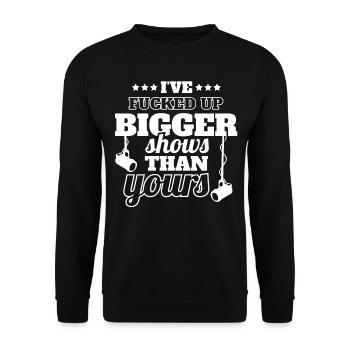 Technicien d'éclairage de scène de théâtre - Sweat-shirt Unisexe - noir - Devant - Alina (178cm) & Michal (187cm)