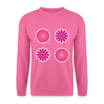 Bib Flower Pack Pink - Unisex Sweatshirt - pink - Front