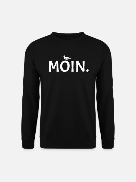 Moin Möwe Hamburg - Unisex Pullover - Schwarz