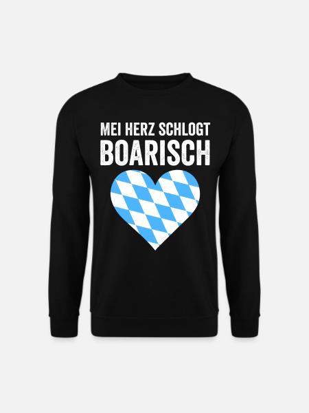 Boarisch Bayern Bayer Bayerisch Bairisch Bayrisch - Unisex Pullover - Schwarz