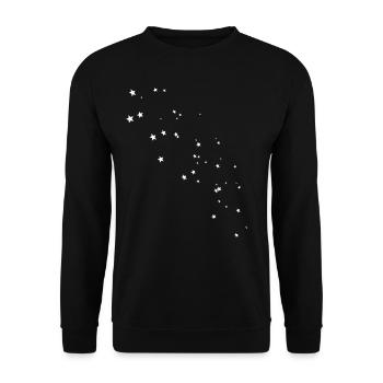 étoile - Sweat-shirt Unisexe - noir - Devant - Alina (178cm) & Michal (187cm)