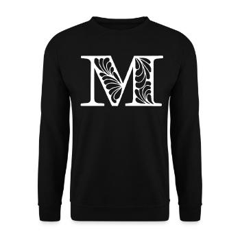 M - Unisex Pullover - Schwarz - Vorne - Alina (178cm) & Michal (187cm)