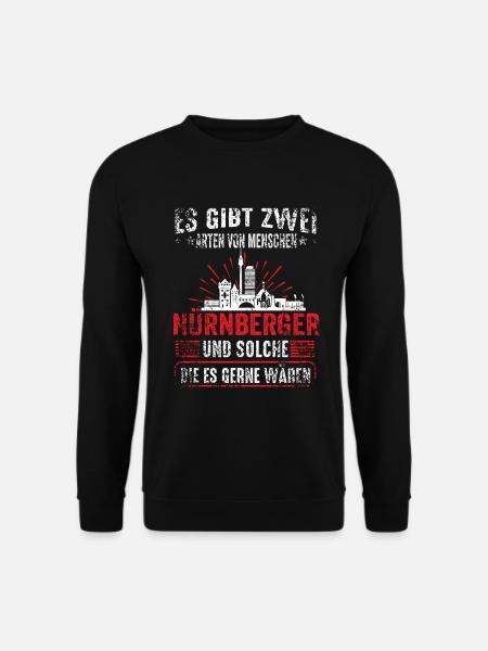 Nürnberg Nürnberger Franke Fränkischer Dialekt - Unisex Pullover - Schwarz