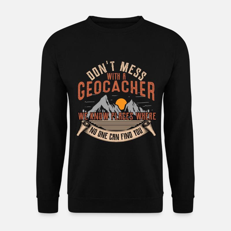 Geocache - Unisex Pullover - Schwarz