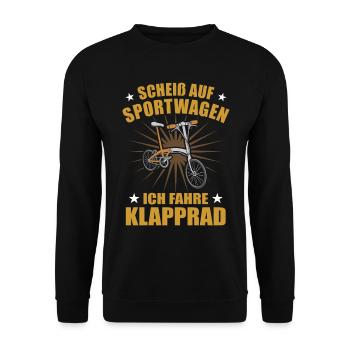 Elektroklapprad Fahre Klapprad - Unisex Pullover - Schwarz - Vorne - Alina (178cm) & Michal (187cm)