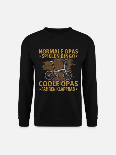 Klapprad - Unisex Pullover - Schwarz