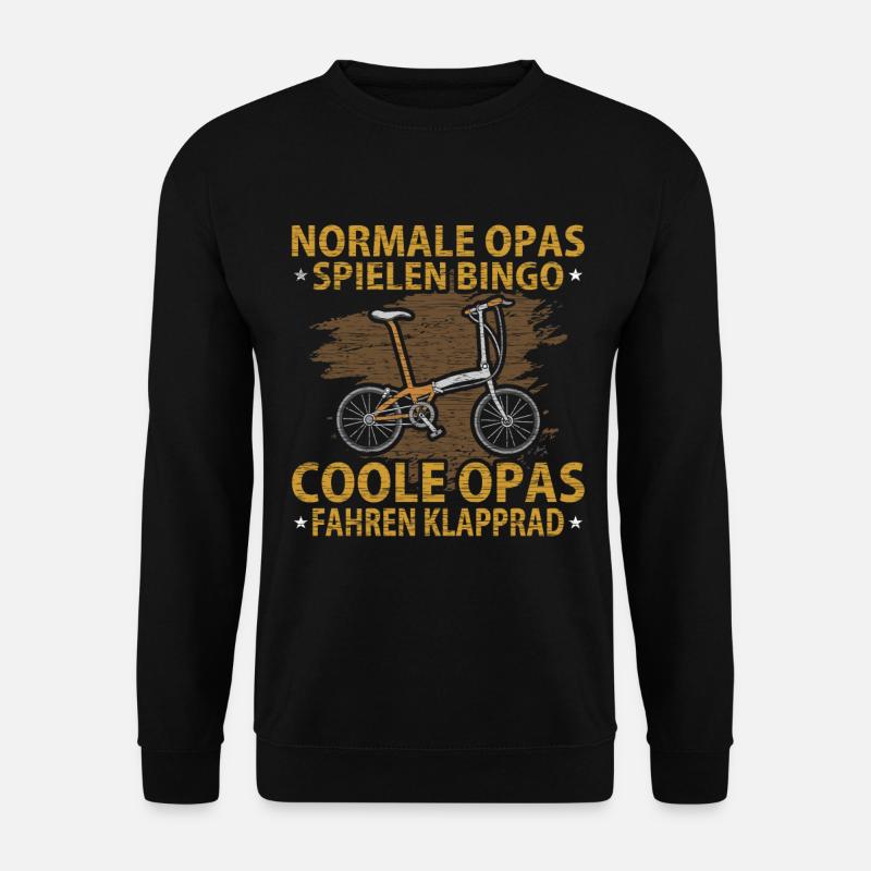 Klapprad - Unisex Pullover - Schwarz