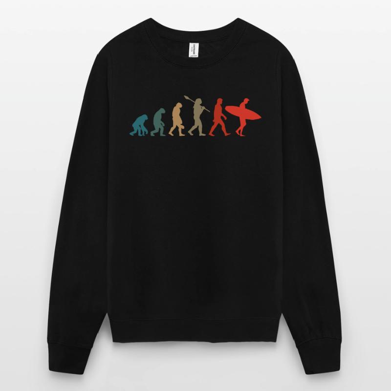 Évolution du surfeur Sweat-shirt Unisexe
