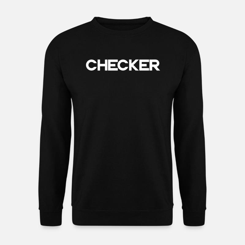 Checker - Unisex Pullover - Schwarz