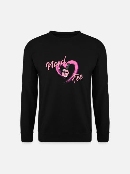 Nagel Fee - Nageldesign - Unisex Pullover - Schwarz