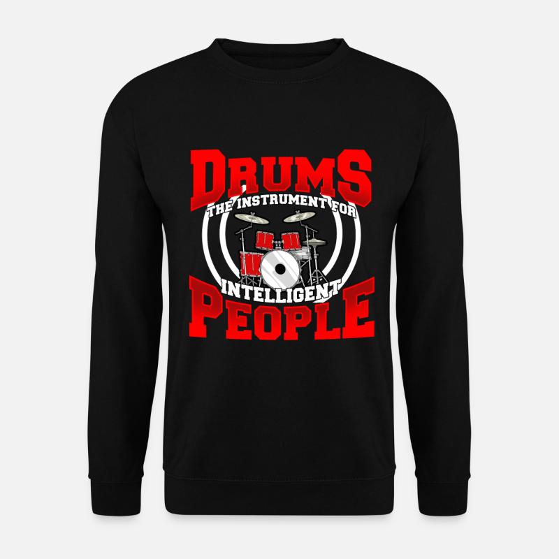 Schlagzeug - Unisex Pullover - Schwarz